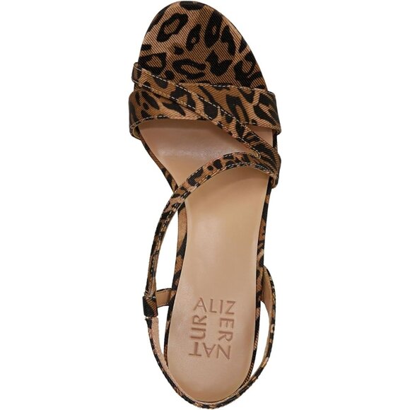 Naturalizer Women Cheetah Print Polyurethane Rounded Open Toes Platform Shoes - Picture 6 of 10